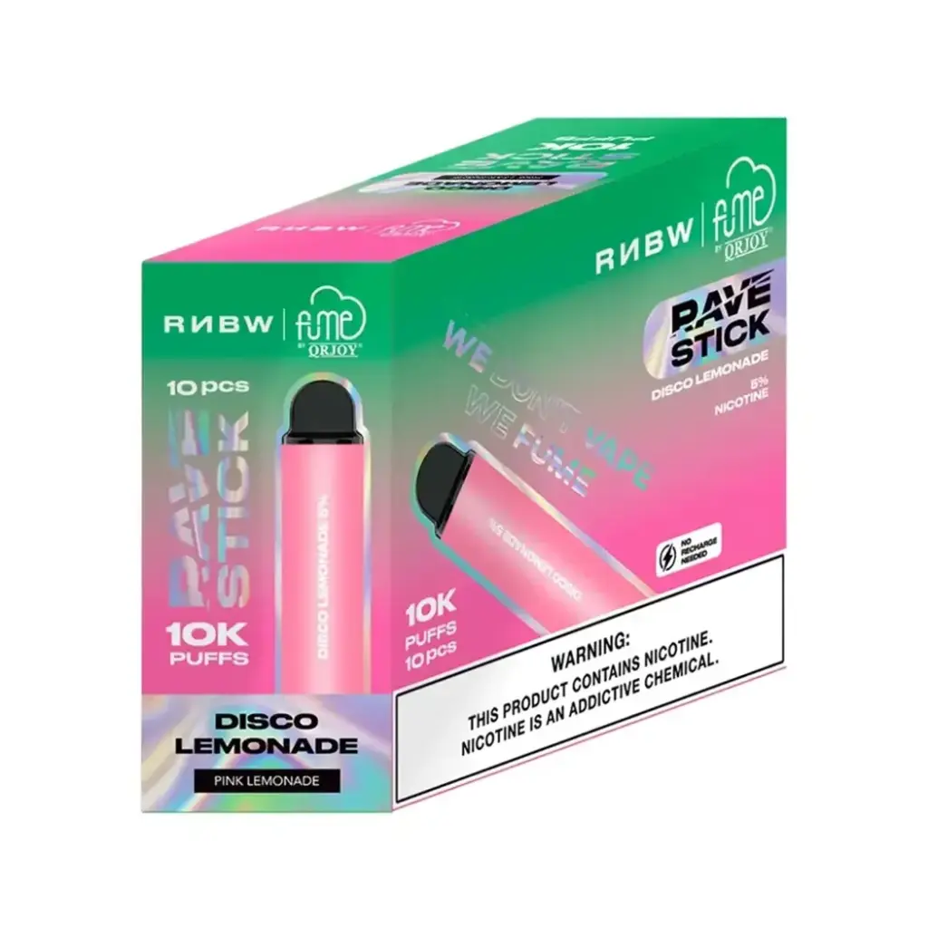 Fume RAVE STICK Disposable Vape Device - 10000 puff