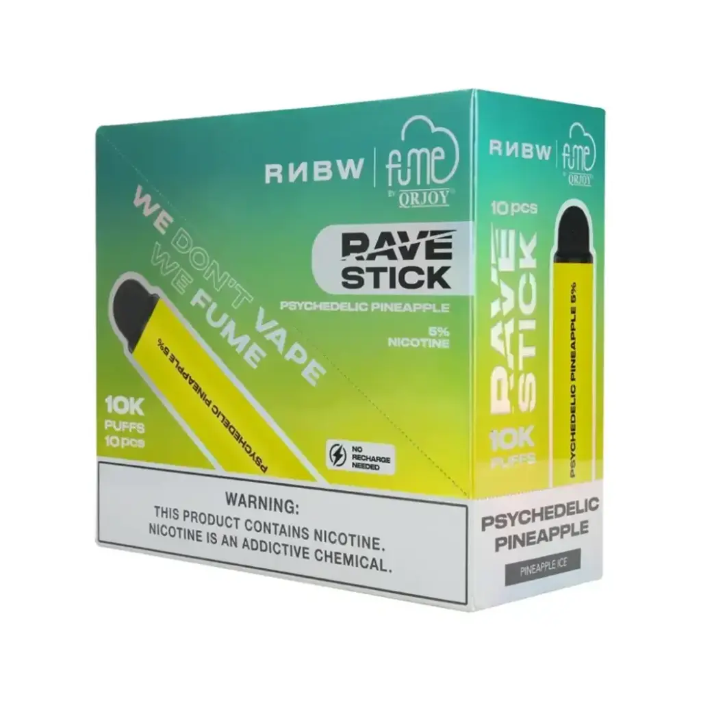 Fume RAVE STICK Disposable Vape Device - 10000 puff