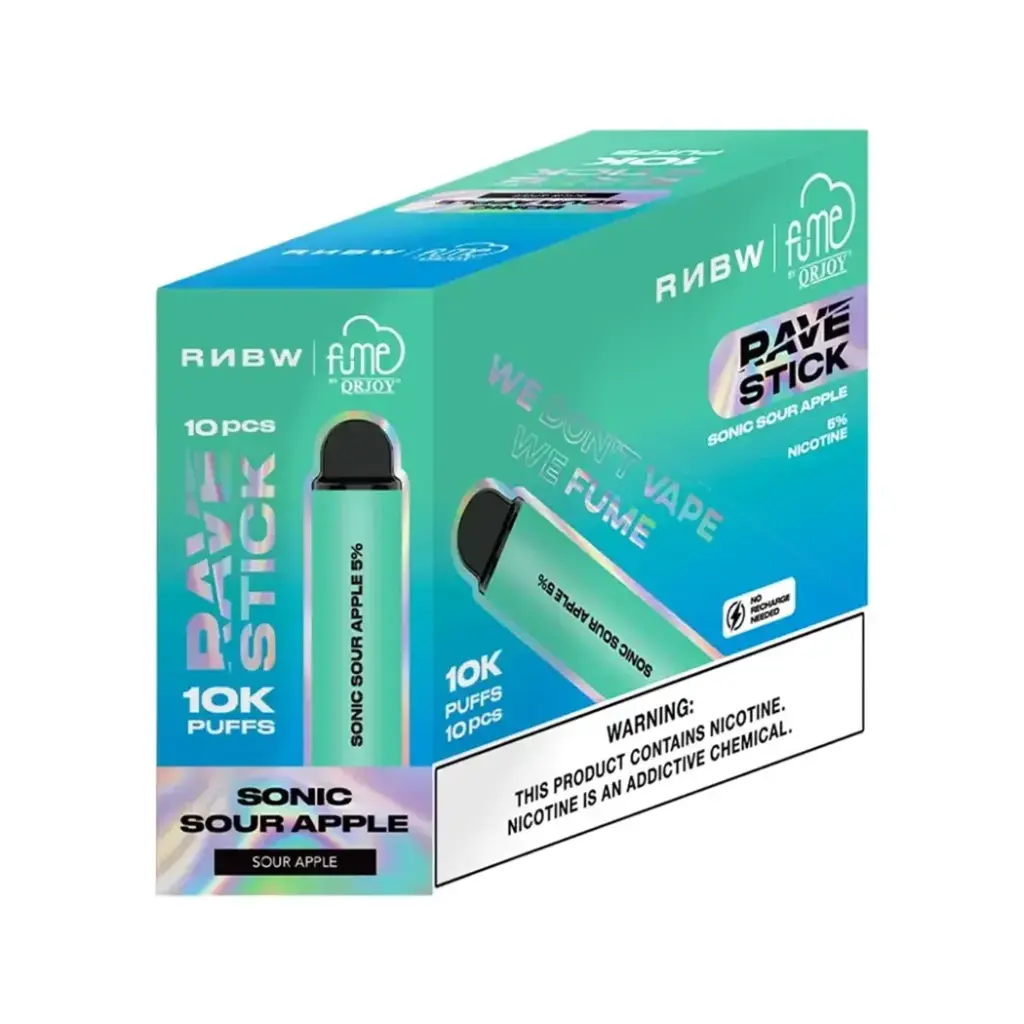 Fume RAVE STICK Disposable Vape Device - 10000 puff