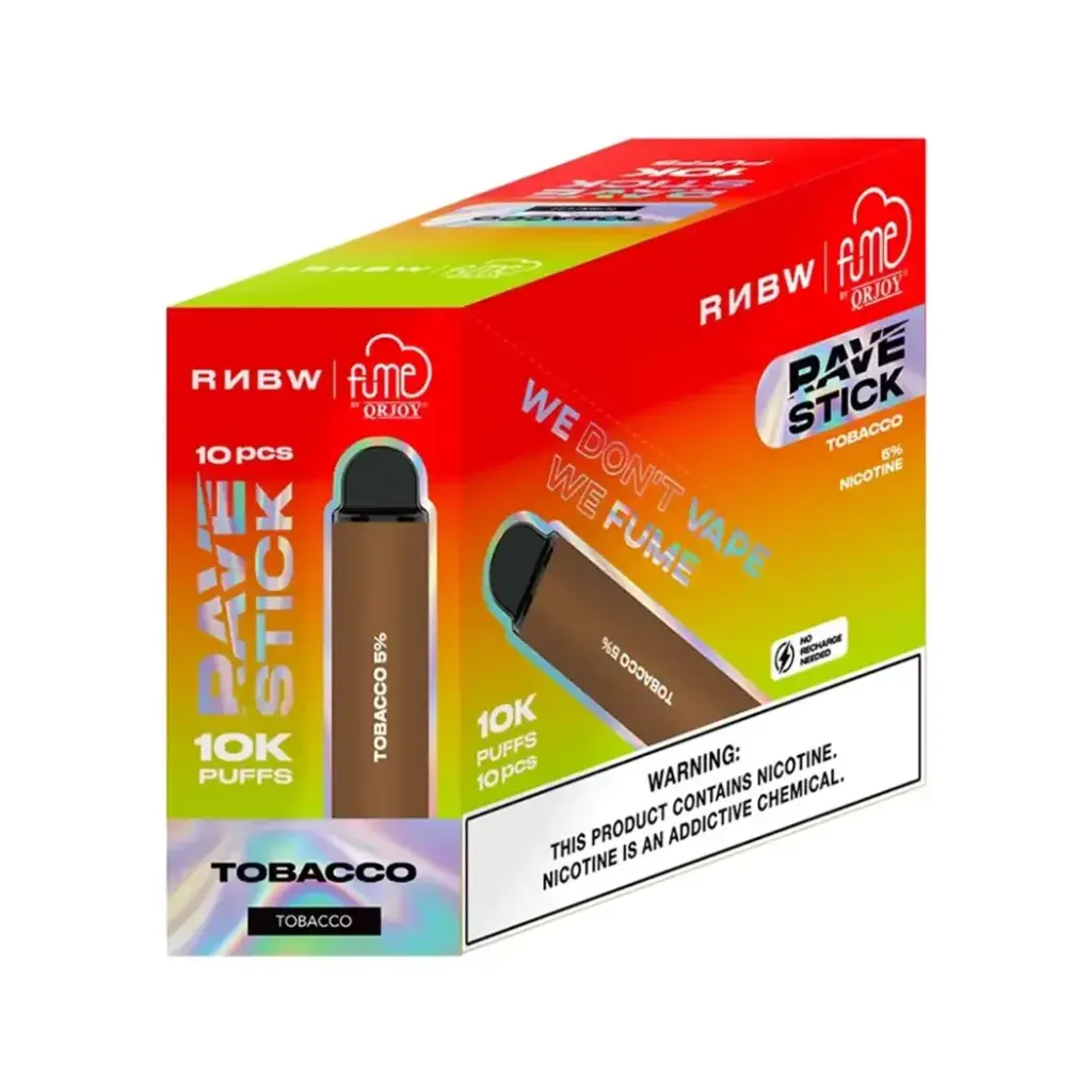 Fume RAVE STICK Disposable Vape Device - 10000 puff