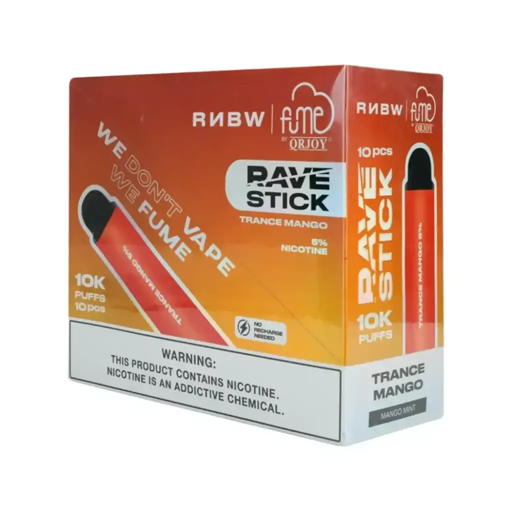 Fume RAVE STICK Disposable Vape Device - 10000 puff