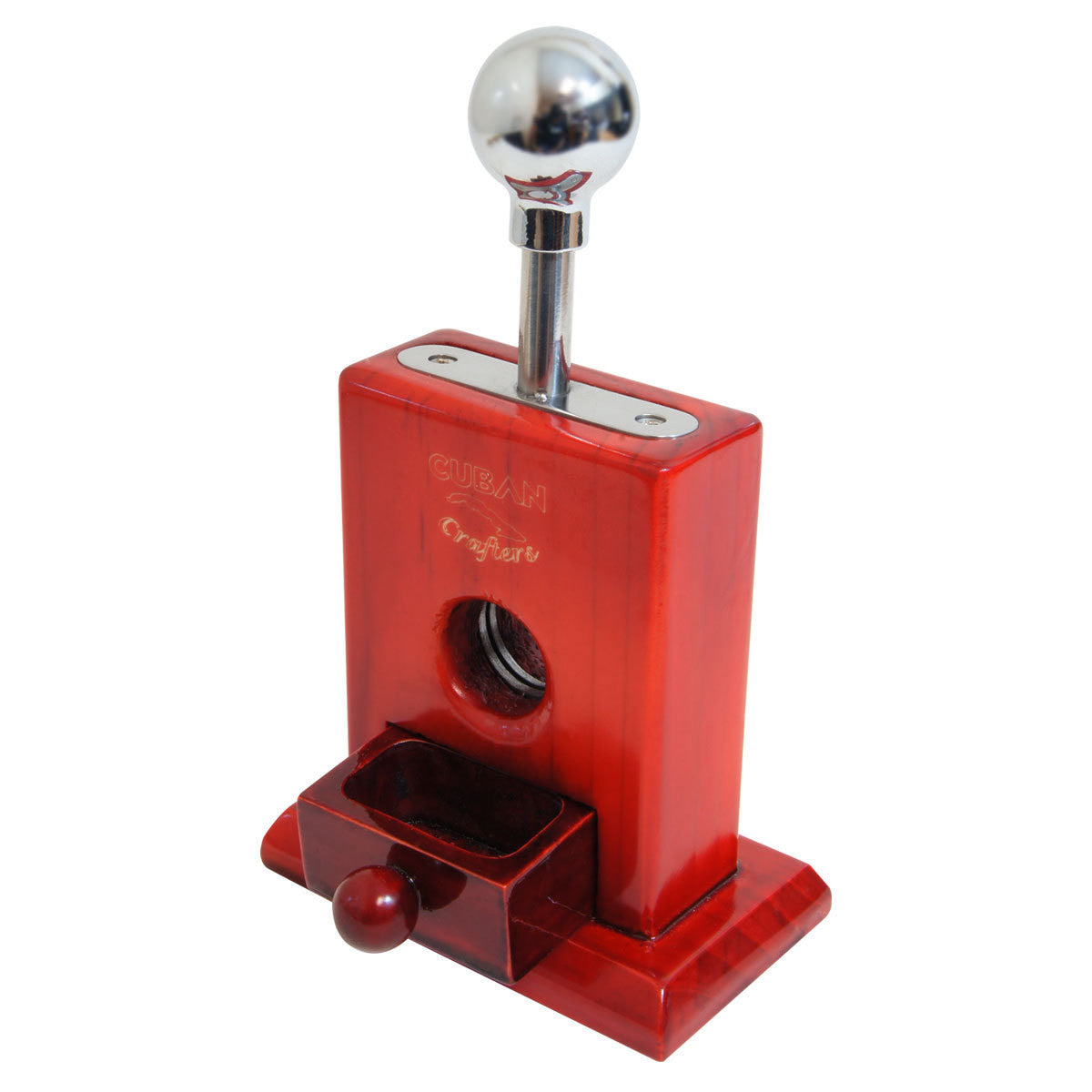 Guillotine Cigar Cutter Mesa Uno Cherry Wood Pull Drawer - Humidors Wholesaler