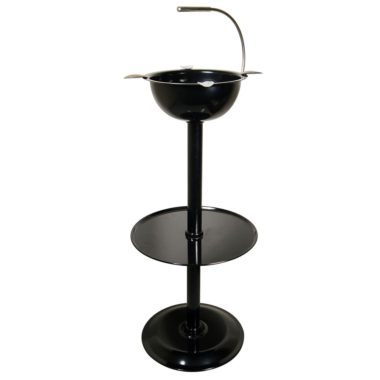 Stinky Floor Ashtray Metal Stand Up Stainless Steel Cigar for 4 Cigars