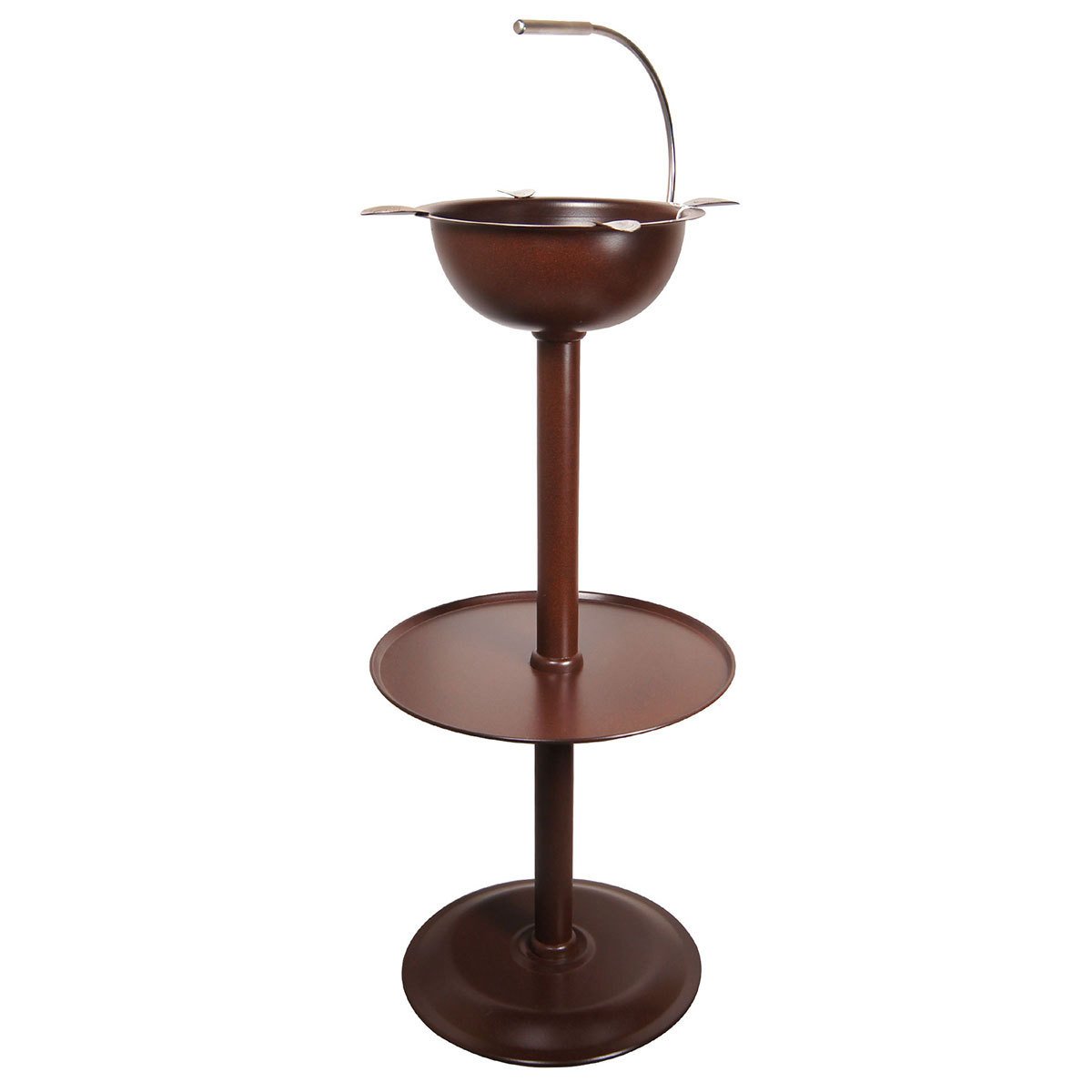 Stinky Floor Ashtray Metal Stand Up Stainless Steel Cigar for 4 Cigars