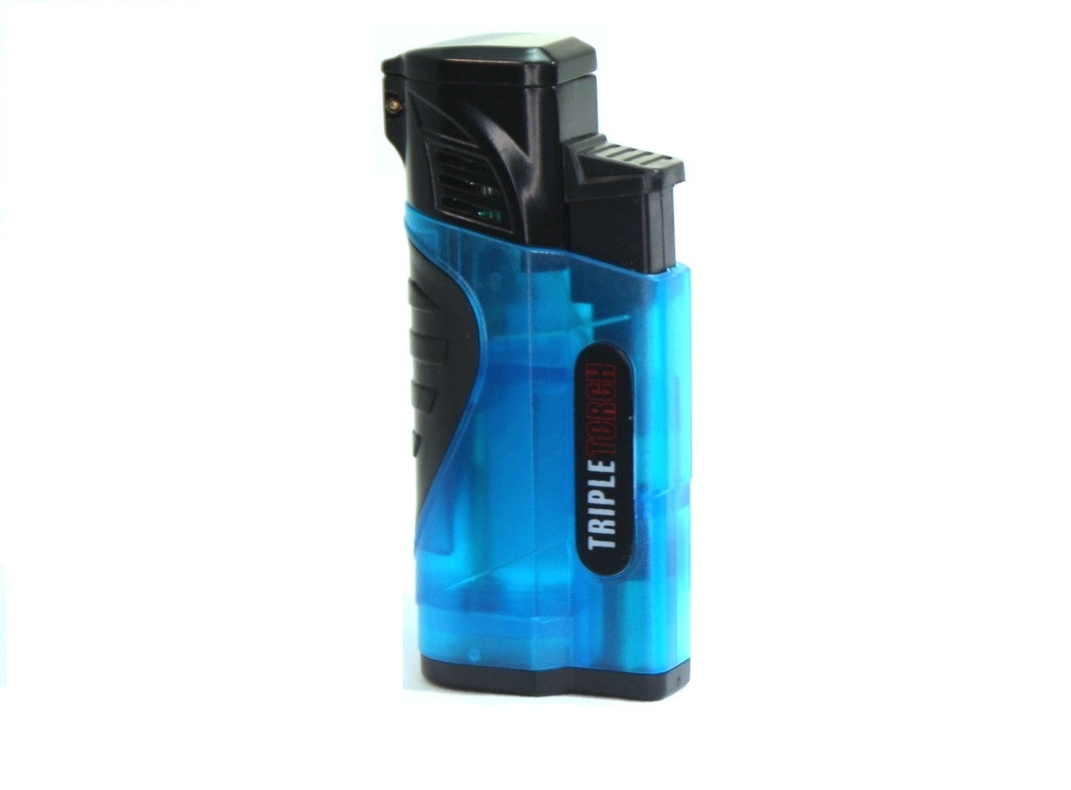 Triple Torch Lighter Blue