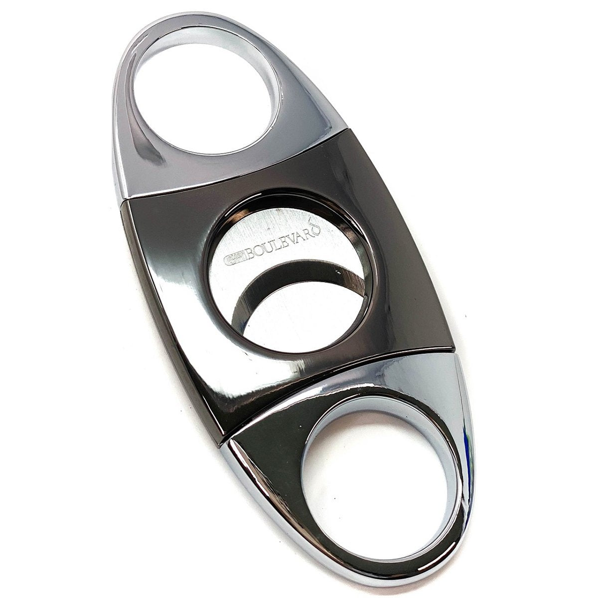 Cigar Cutter SILVER and GUN METAL Double Stainless Steel Blades U Handles