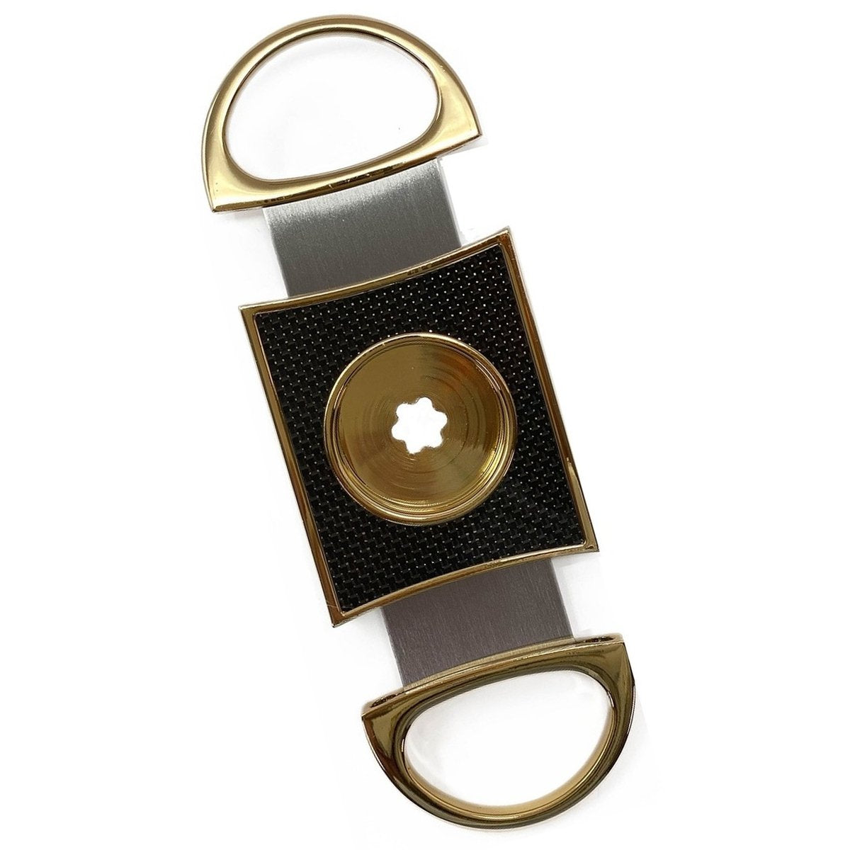PERFECT CIGAR CUTTER STAR Gold-Black Carbon Fiber Body