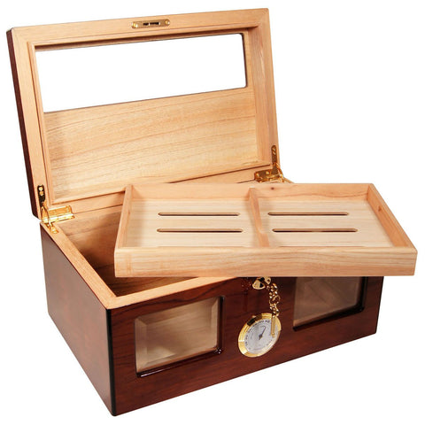Cuban Crafters Bravo Dos Humidor Rosewood for 120 Cigars