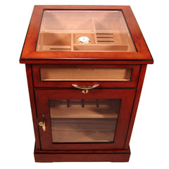 Cuban Crafters Cabinet Humidors End Table Humidor for 600 Cigars Free Shipping - Humidors Wholesaler