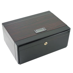 Cuban Crafters El Embajador Humidor with Digital Hygrometer for 120 Cigars