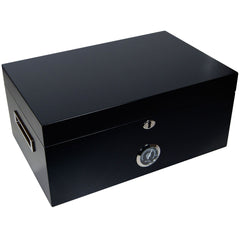 Cuban Crafters Black Cigar Humidor Murcielago for 150 Cigars