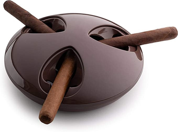 ASH Stay Sealing Wind & Odor Resistant Indoor/Outdoor Cigar Ashtray