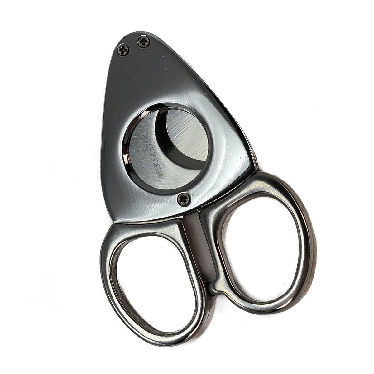 SILVER POLISHED SCISSOR Handles Cigar Cutter
