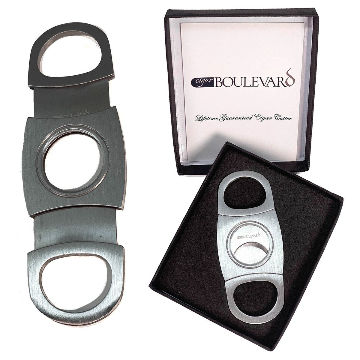 Cigar Cutter CLASSIC Stainless Steel Double Blade
