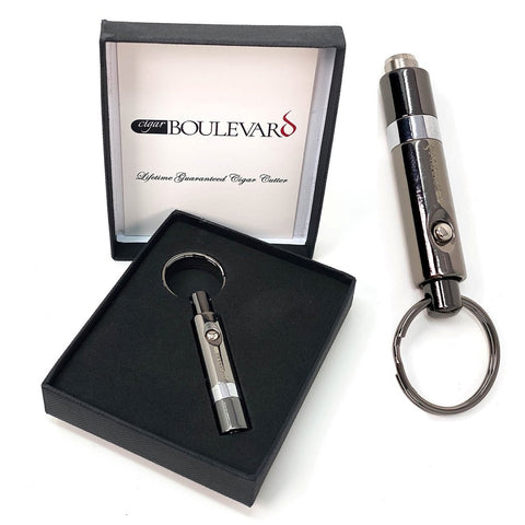 Cigar PEN PUNCH Cutter Gun Metal