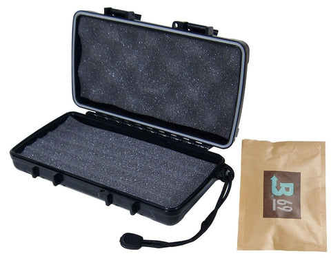 Cigar Caddy Travel Humidor USA RED Print - 5, 10 & 15 Cigar Capacity