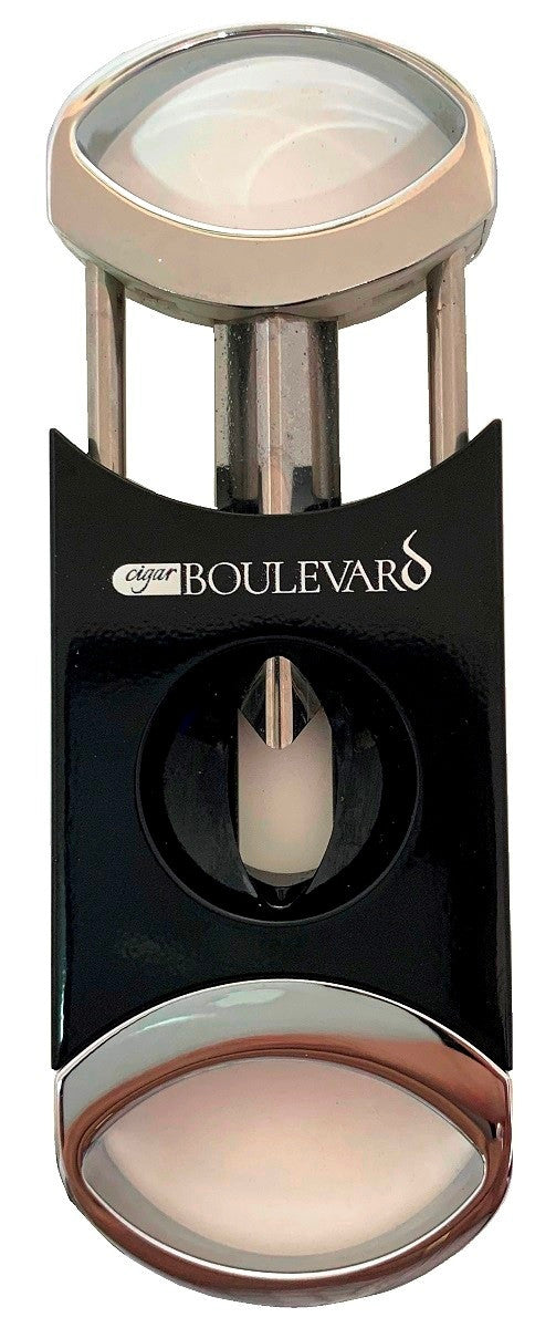 Cigar Boulevard V Cutter Perfection Black Lacquered Cigar Cutter