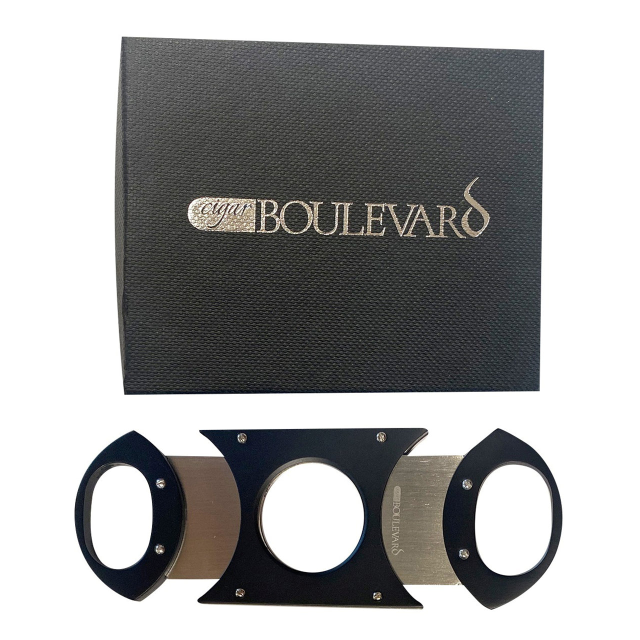 Cigar Boulevard FLAT BLACK Up to 64 Big Ring Gauge Cigar Cutter