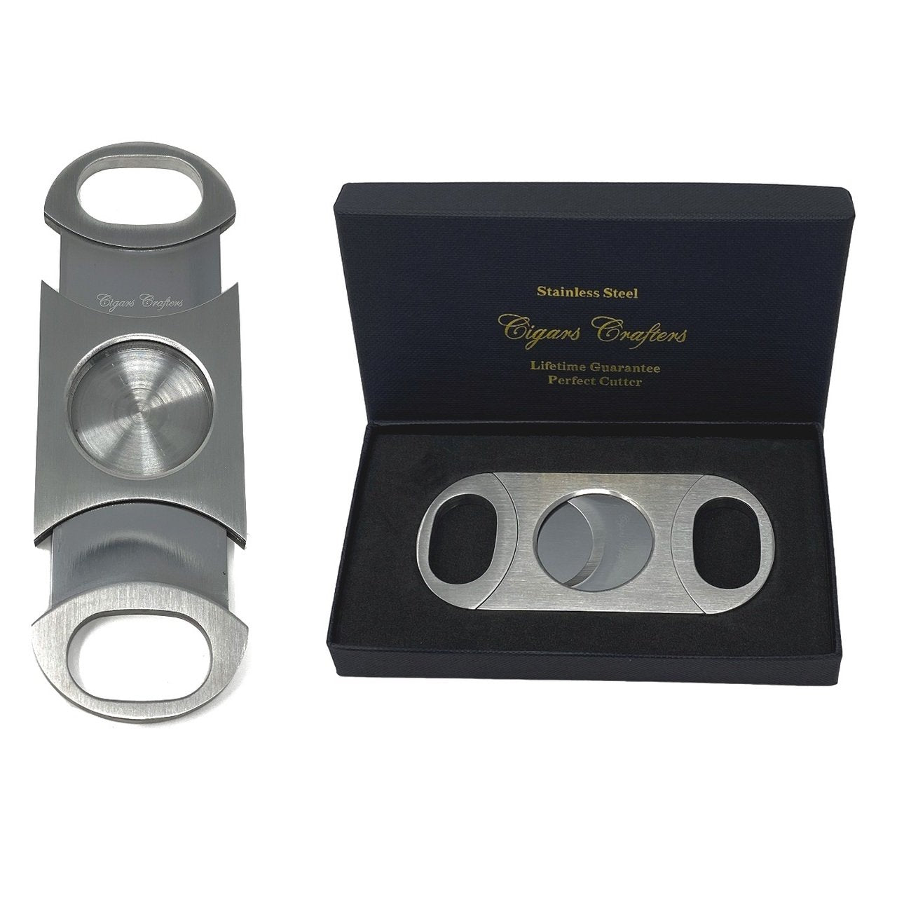 Combo Bisabuelo, Humidor for 100 Cigars, Case and Perfect Cutter 80 ring