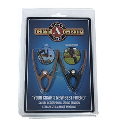 Cigar Holder "GET A GRIP" BROWN