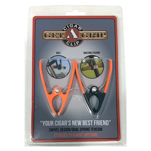 Cigar Holder "GET A GRIP" ORANGE