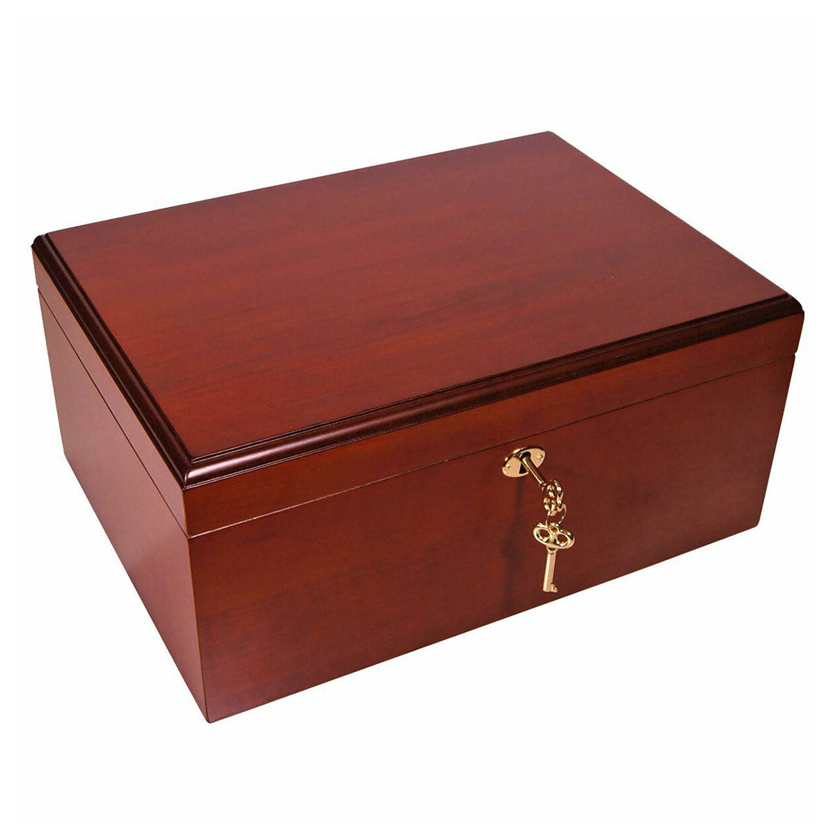 Cuban Crafters Clasico Rojo Cherrywood Humidor for 100 Cigars