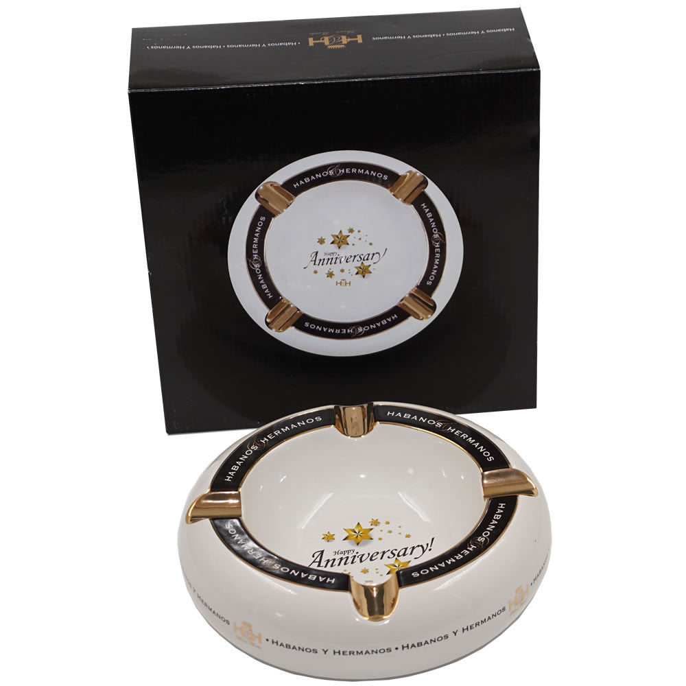 Cigars Ashtrays OLD HAVANNA Porcelain 4 Grooves