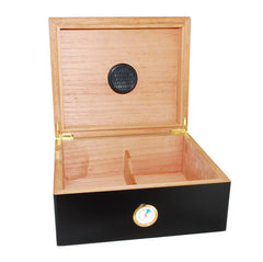 "LE PEINTRE" Black Desktop Humidor for 50 Cigars