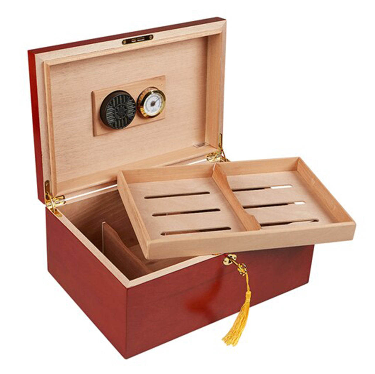 "LE CITÉ" Rosewood Desktop Humidor for 100 Cigars