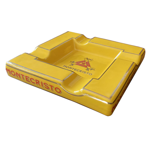 MONTECRISTO YELLOW Porcelain with Four Wide Grooves – Humidors Wholesalers