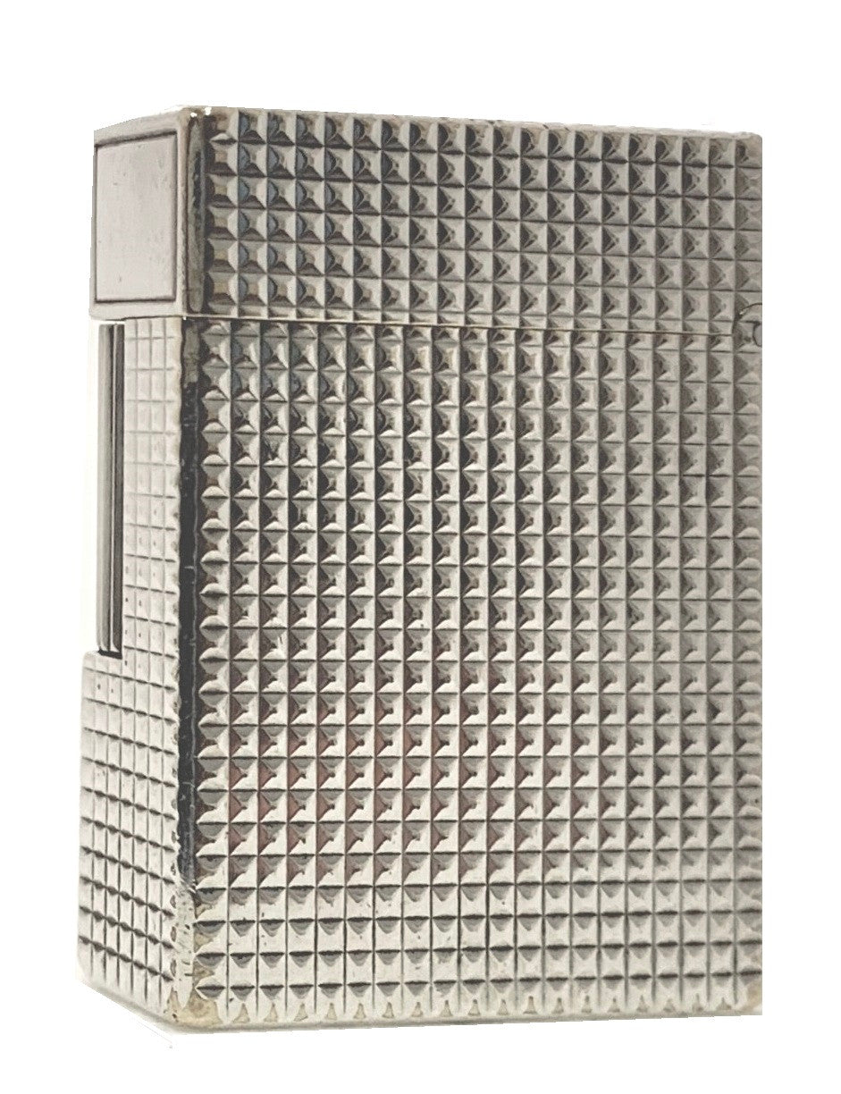 S.t. Dupont Authentic 70-80' Ligned 1 (Pre-Owned) Lighter Vintage -SILVER