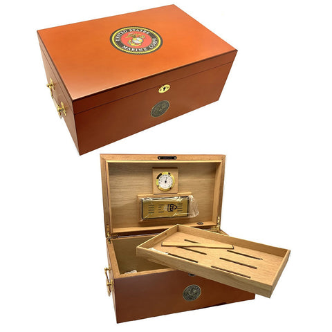 MARINES CORPS Humidor American Emblems Marines