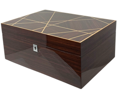 Cuban Crafters MODERN CEDAR Large Cigar Humidor for 150 Cigars