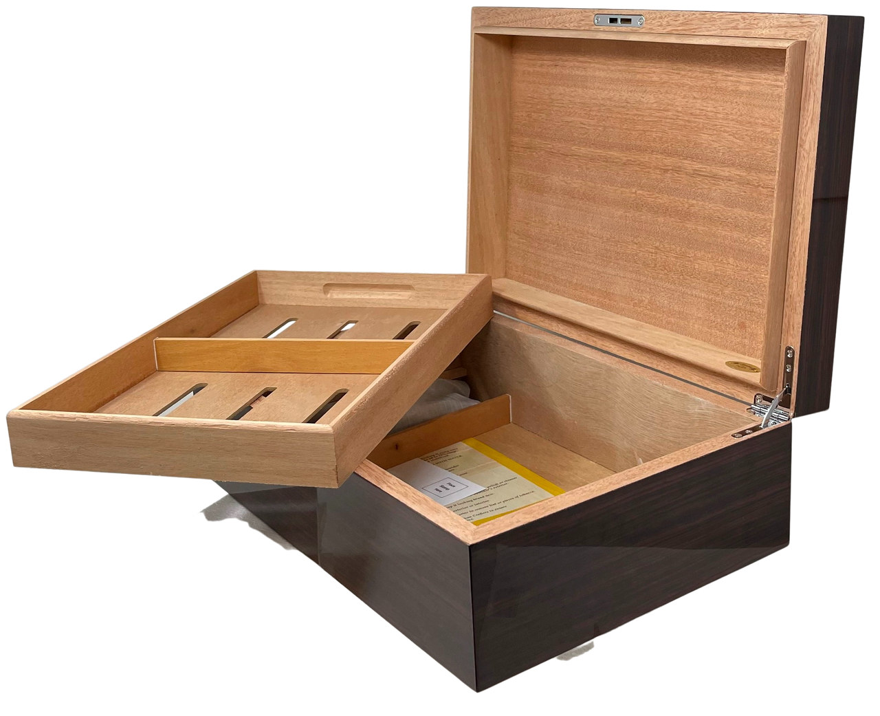 Cuban Crafters MODERN CEDAR Large Cigar Humidor for 150 Cigars