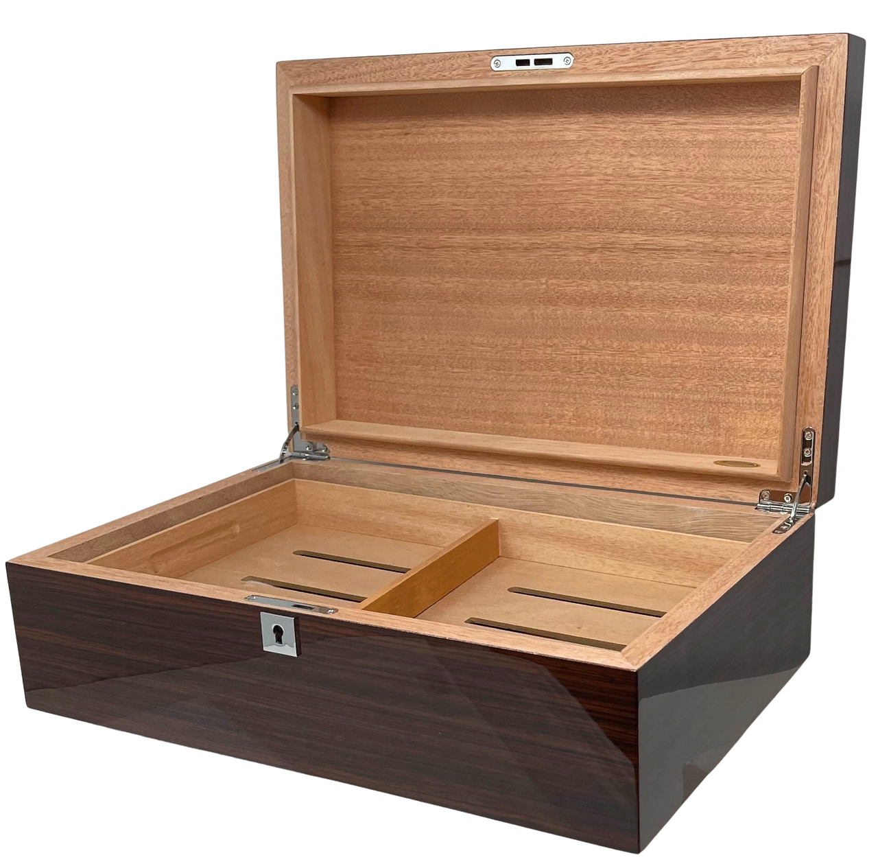 Cuban Crafters MODERN CEDAR Large Cigar Humidor for 150 Cigars