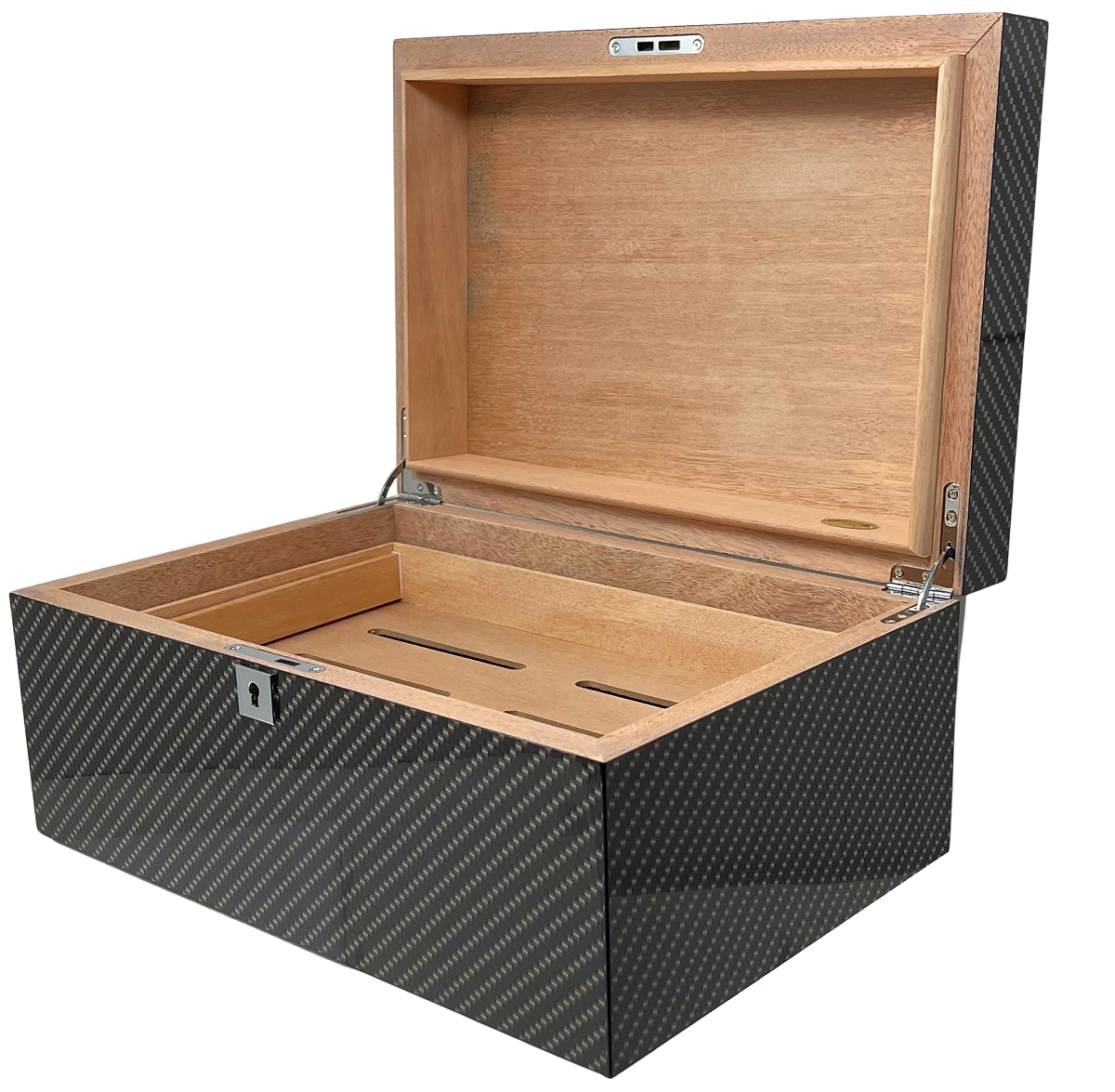 Cuban Crafters MODERN CROSSTREE Humidor for 100 Cigars