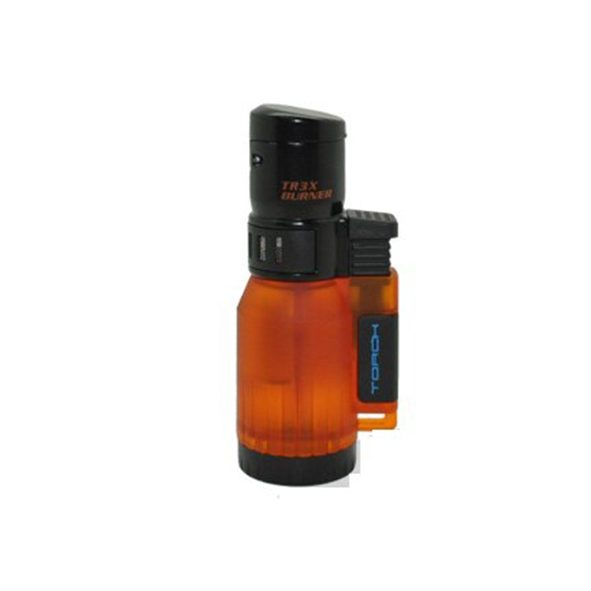 Eagle Triple Torch "FLAME" Cigar Lighter Semi Transparent Tank