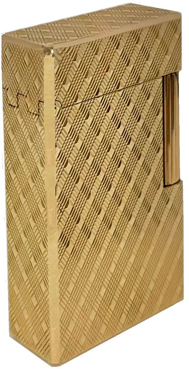 S.t. Dupont Authentic 70-80' Ligned 1 (Pre-Owned) Lighter Vintage -GOLD
