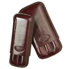 Cigar Case Sienna Leather 2 Fingers - Humidors Wholesaler