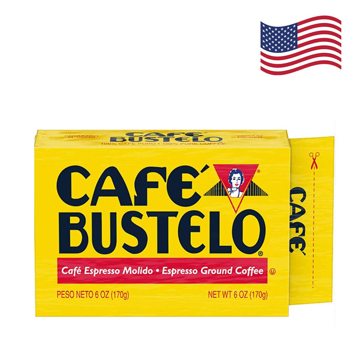 AMERICAN COFFEE ESPRESSO GROUND Pack of 6 Oz