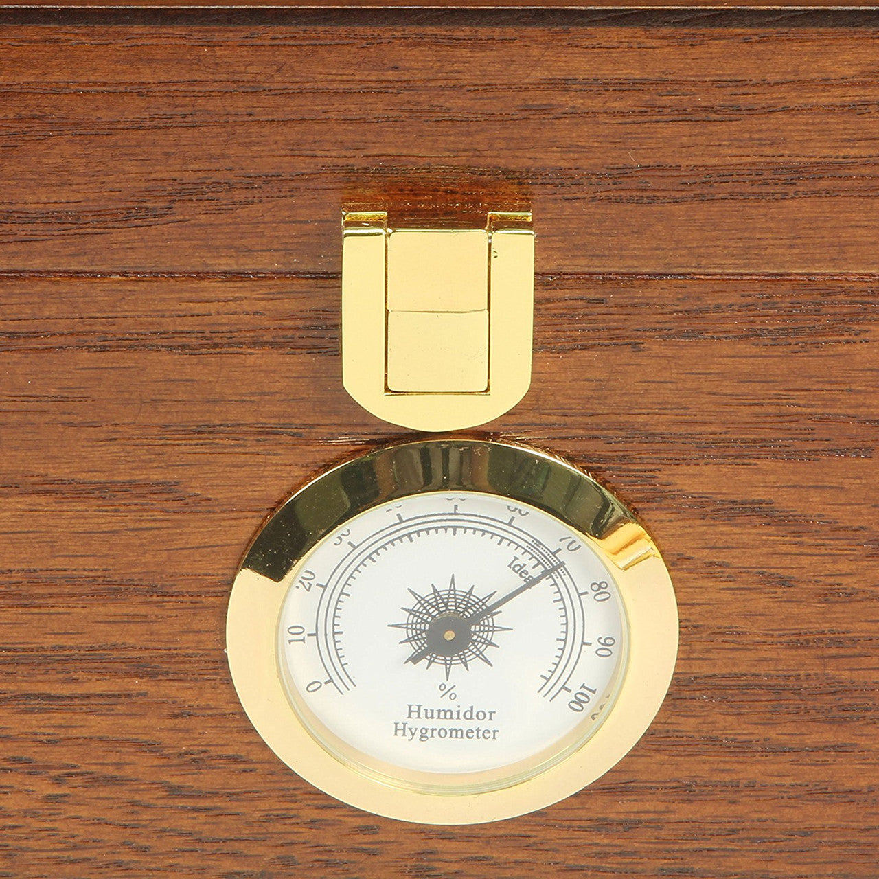 Glass Top Mio Deluxe Cigar Humidor for 40 Cigars