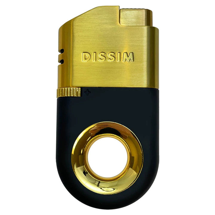 DISSIM INVERTED DUAL Cigar Torch Black, Silver & Gold