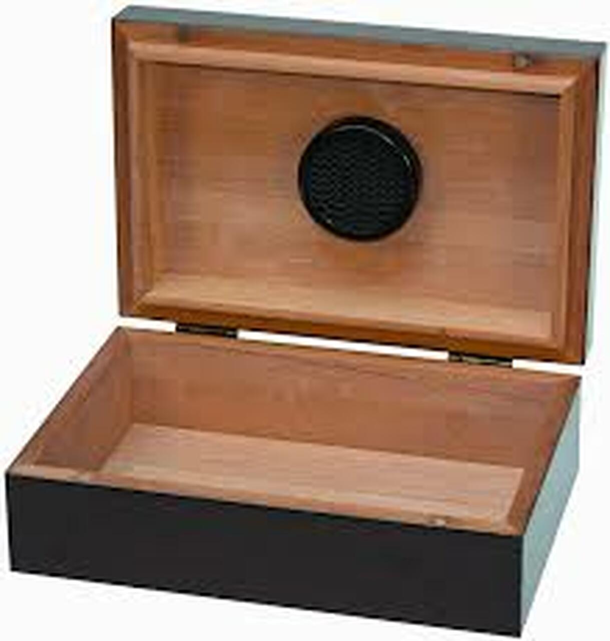 Travel Cigar Humidor Mahogany Traveler for 10 Cigars