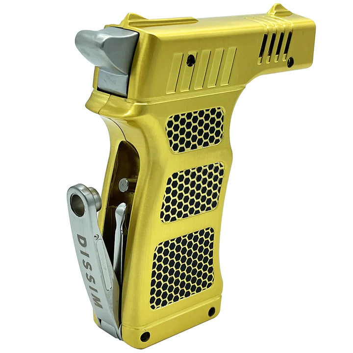 DISSIM HAMMER TORCH Precision Cigar Black, Gold & Silver