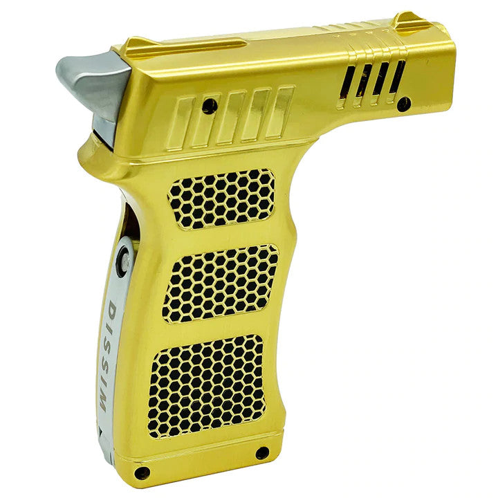 DISSIM HAMMER TORCH Precision Cigar Black, Gold & Silver