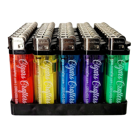 Cigars Crafters Transparent Spin Lighter Torch