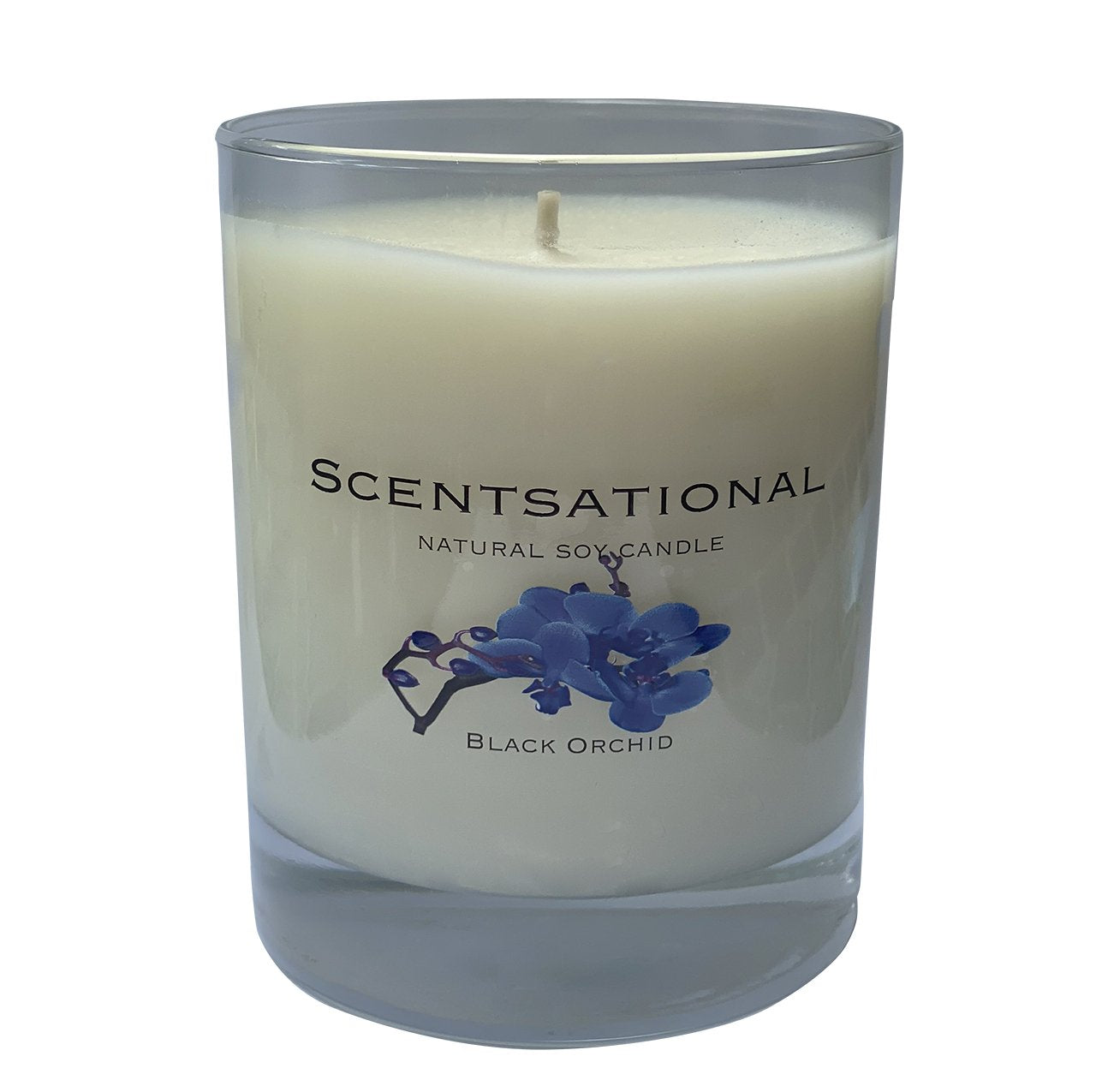 Scented Soy Candles BLACK ORCHID (11 oz) eliminates smoke, household and pet odors.