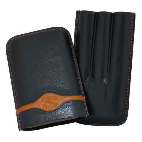 Turino Sport Black 3 Finger Cigar Cases - Humidors Wholesaler