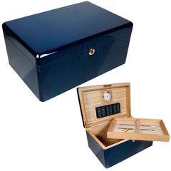 Cuban Crafters Colores Azul / Verde Humidor for 100 Cigars