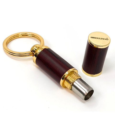 Cigar PUNCH Cutter Stainless Steel Blade Cutter with RoseWood Body